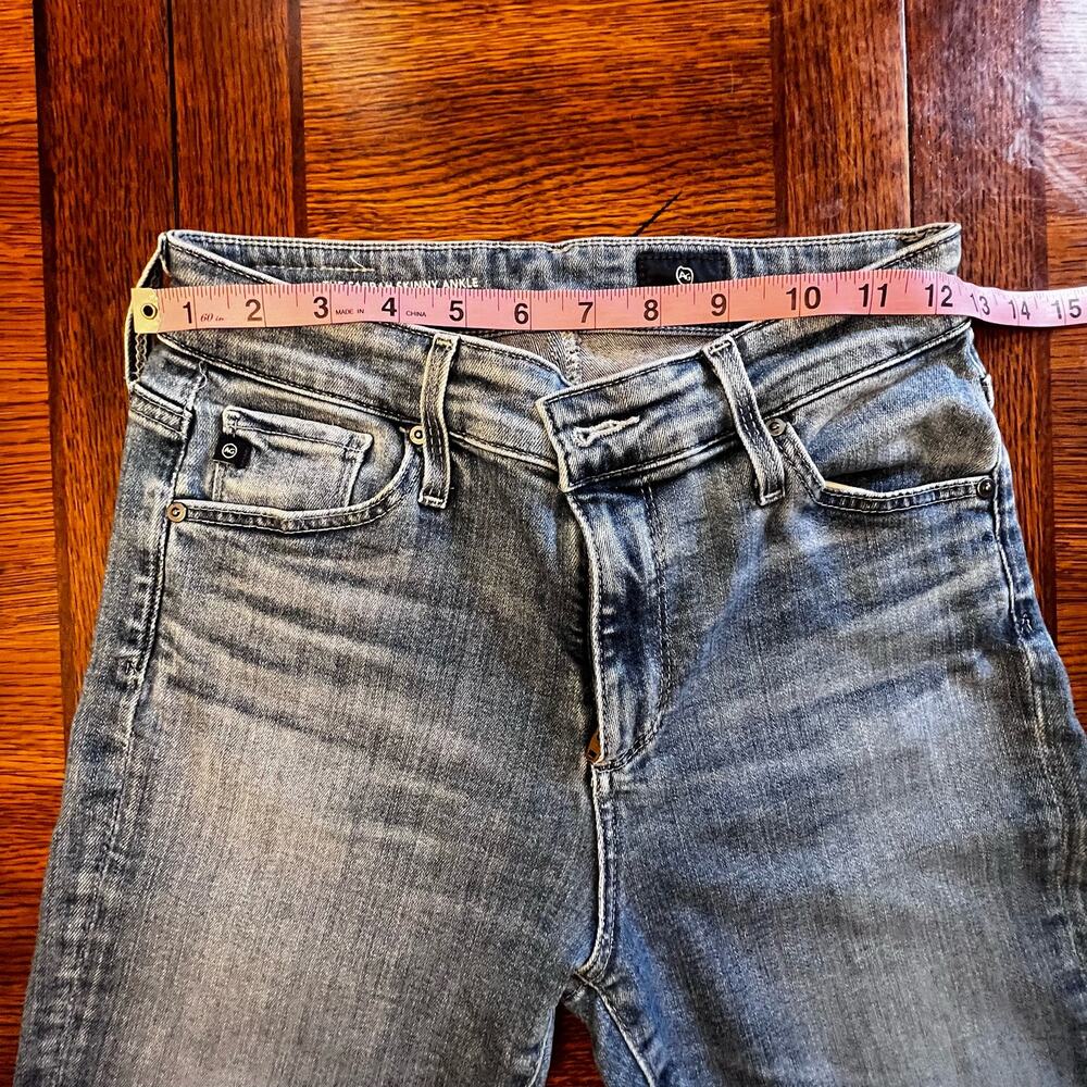 AG Adriano Goldschmied The Farrah Ankle HIGH-RISE SKINNY ANKLE DENIM Jean 25R - Picture 10 of 16